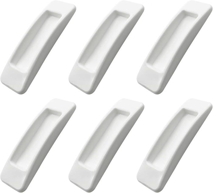 Lot De 2 Poignées De Porte Autocollantes Grises ... - Leroy Merlin