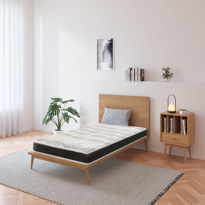 Matelas - IZTOSS - 90x200 - Épaisseur 14cm - Mousse - Mi-ferme - 1 place
