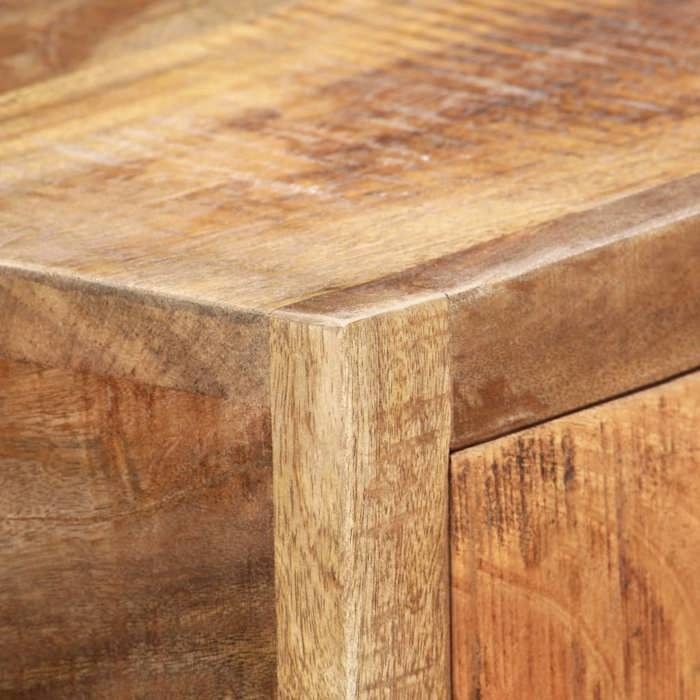 Promotion mai * Table console - contemporain - armoire - Doré 90x30x75 cm Bois de récupération massif EU571286511