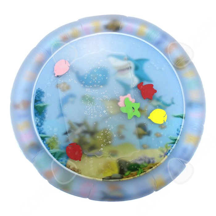 Meilleurs prix pour C Tapis deau pour chat 60 cm Style océan Imperméable et résistant à lusure Valve cachée PVC épaissi Tapis de jeu sensoriel deau