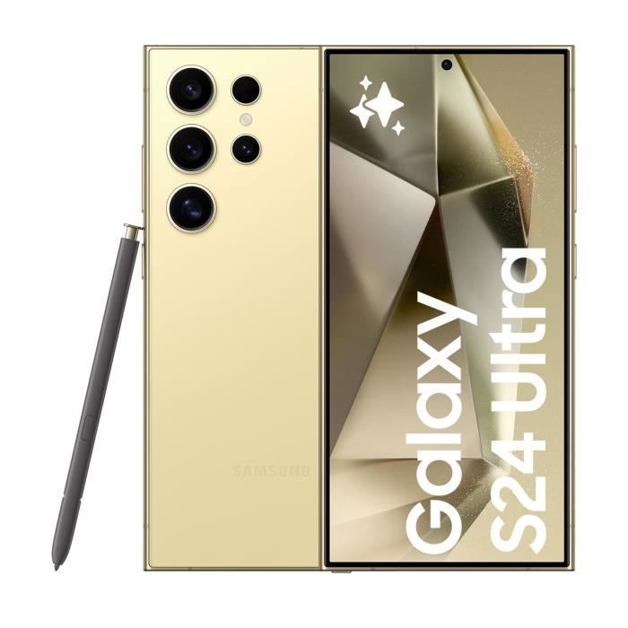Smartphone - SAMSUNG - S24 Ultra - 512 Go - 200 MP - 12 Go RAM -Single SIM - Version US (États-Unis)
