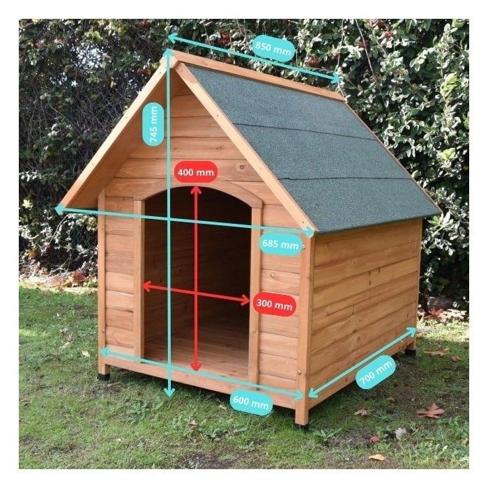 Comparer les prix de Niche Pour Chien Natura Toit Shingle Taille M