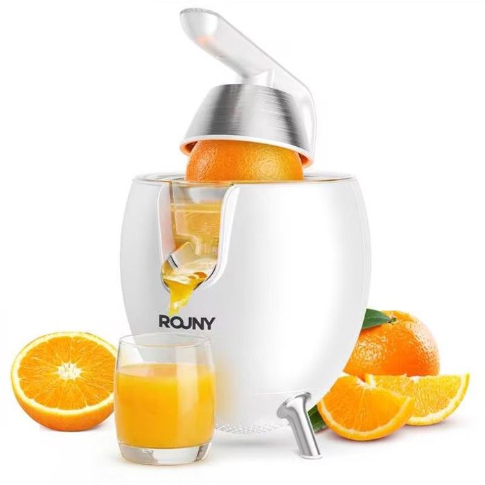 ROUNY Presse-agrumes à Levier Professionnel 850W Extracteur de Jus en Inox pour Oranges & Citrons Efficace & Robuste - Rouny