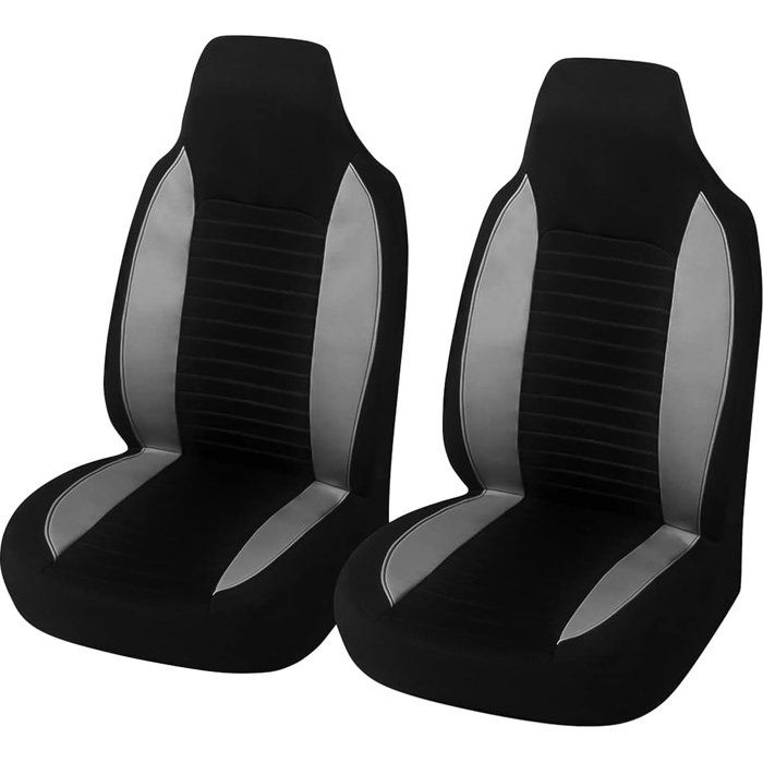 Housses de siège avant de voiture protections de siège avant monobloc 2 coussins de siège respirants de qualité supérieure