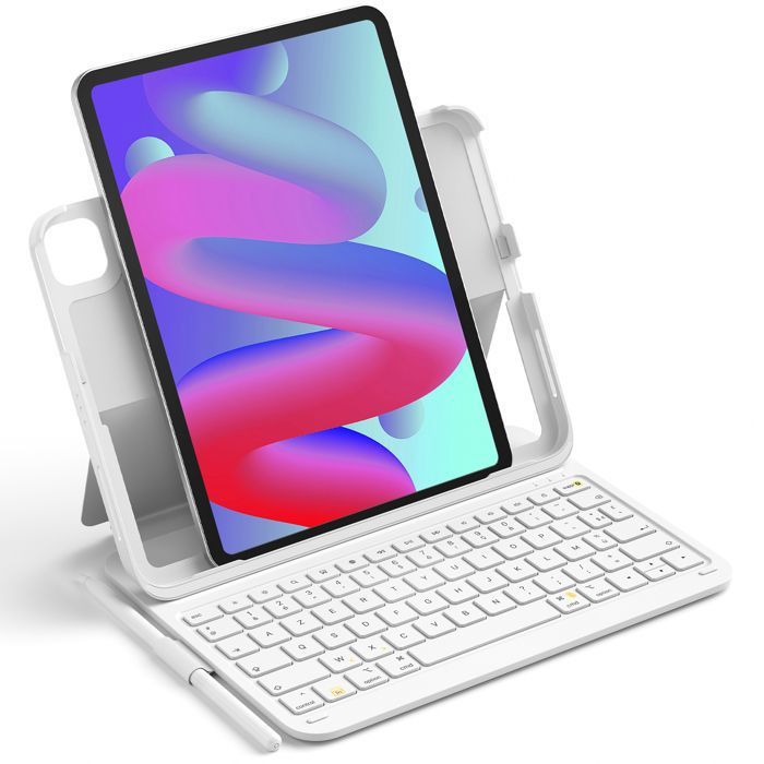 Inateck Étui avec clavier pour iPad 11 A16 / iPad 10 Air M4/M3/M2 Pro 11 AZERTY clavier ultra léger avec porte-stylo