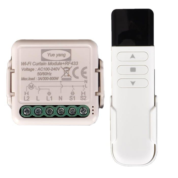 Interrupteur Wifi Avec Télécommande Pour Volets Roulants, Rf Module De ...