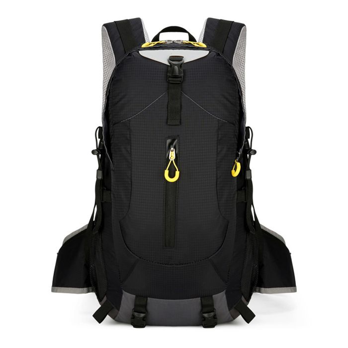 Sac à dos randonnée 35L homme femme léger grande capacité outdoor sac trekking voyage sport sac à dos double épaule étanche Black
