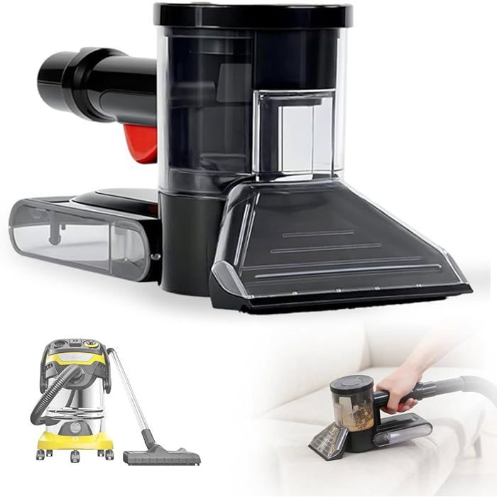 Embout Aspirateur UniverselEmbout Aspirateur avec Pulvérisation Nettoyage en profondeurBrosse Aspirateur Compatible  35mm