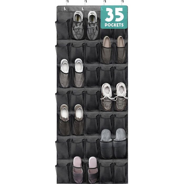Organisateur chaussures porte 35 poches – suspendu gain de place idéal entrée/chambre/bain