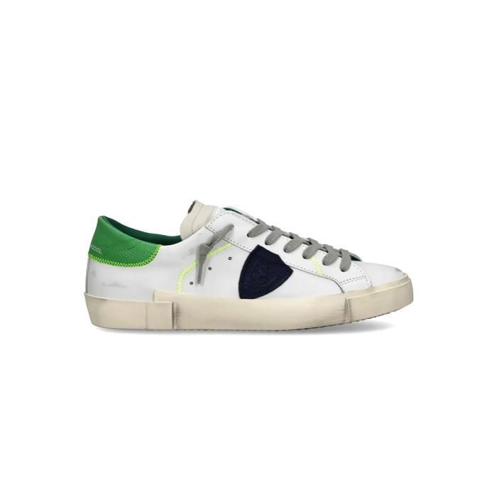 Baskets Philippe Model PRSX - blanc et vert