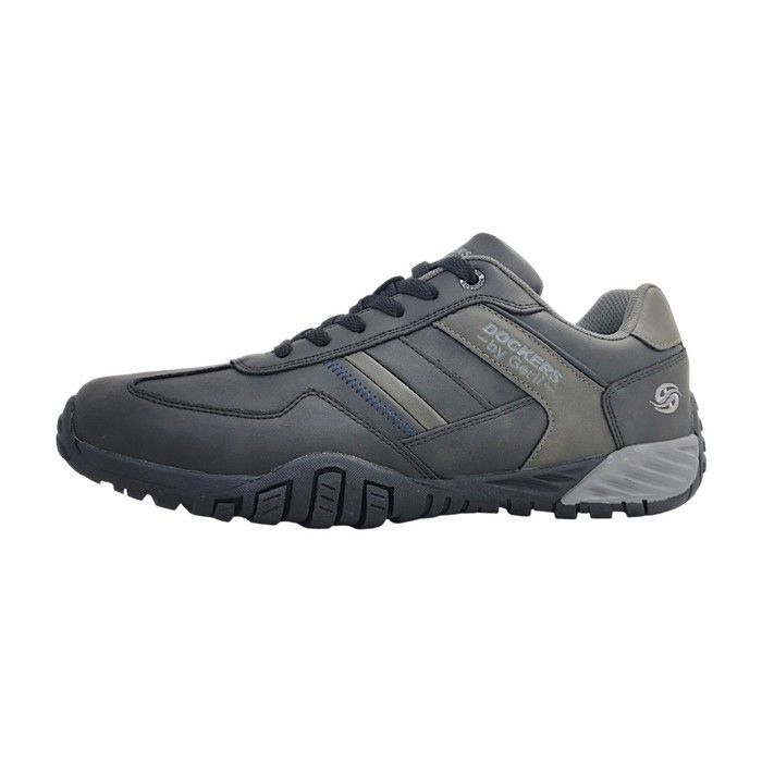 Hommes Dockers by Gerli chaussure à lacets sportive Synthétique Lacets Plat - 220- gris foncé