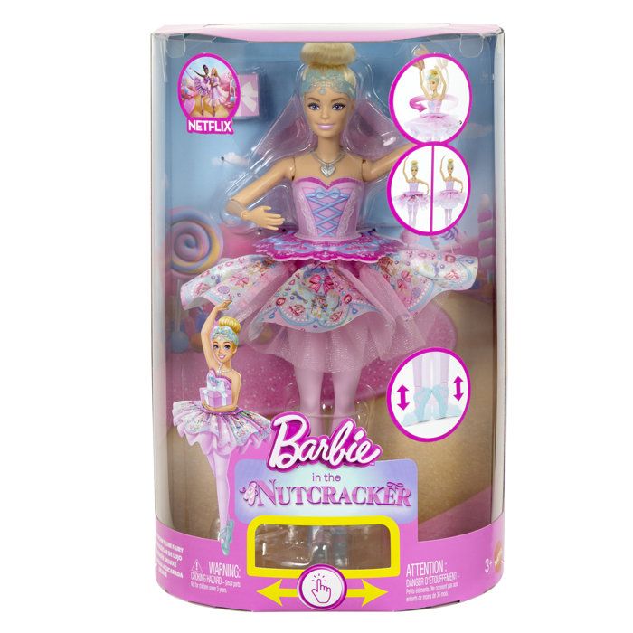Poupée mannequin - Barbie - Clara dans Casse-Noisette tutu transformable - Boîte cadeau incluse - Dès 3 ans