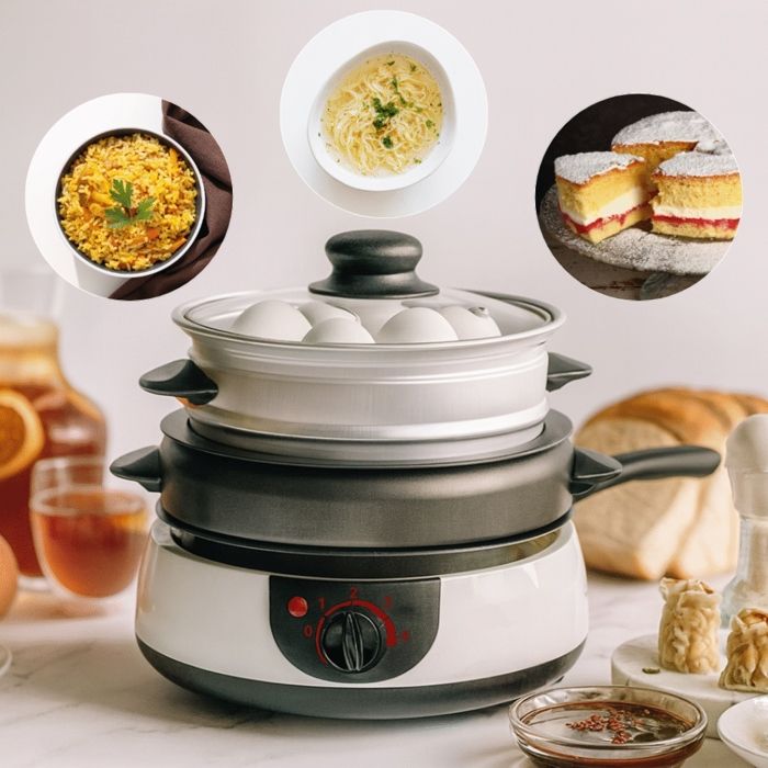 Multicuiseur 1 5 L - 8 fonctions : cuisson vapeur friture cuisson au four