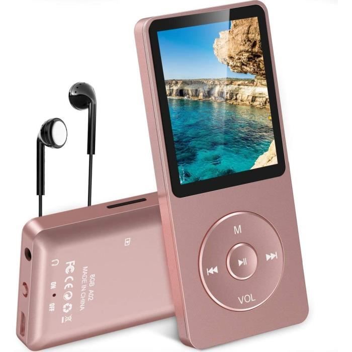 Baladeur lecteur MP3 avec radio FM, Bluetooth et longue autonomie