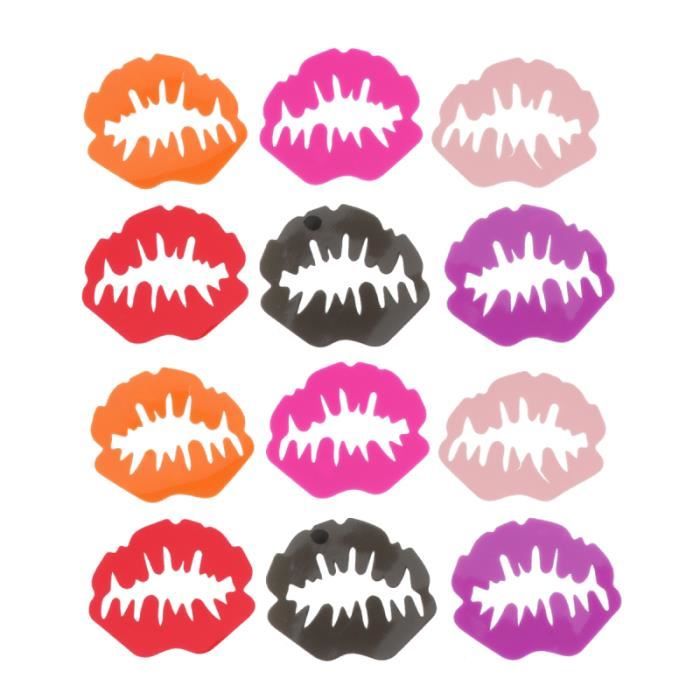 Lot De 6 Marqueurs De Verre à Vin En Silicone - Identifiants Colorés Pour Verres à Tige - Fêtes, Dégustations, Réceptions - 14