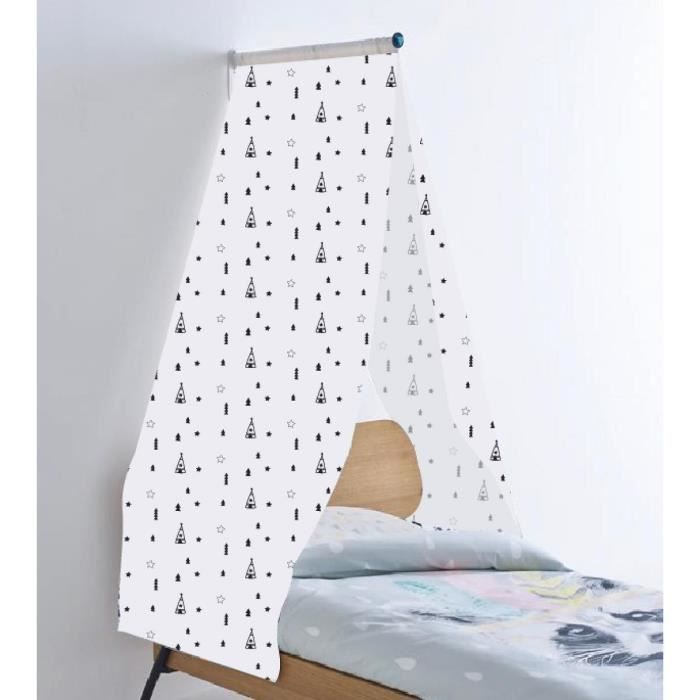 Atmosphera Ciel De Lit Tipi L 155 X L 100 Cm Blanc Noir Cdiscount Maison Atmosphera Ciel De Lit Tipi L 155 X L 100 Cm Blanc Noir Cdiscount Maison