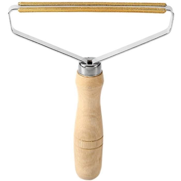 Brosse Manuel Anti Poil Rasoir Anti Bouloche en Bois Brosse Pull Vêtements Anti-Peluches Fuzz Rasoir pour Mateau[486]