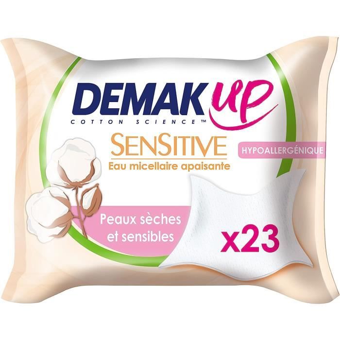 100 Lingettes Sèches En Coton - Peaux Sensibles, Bébés Et Démaquillage - Biodégradable