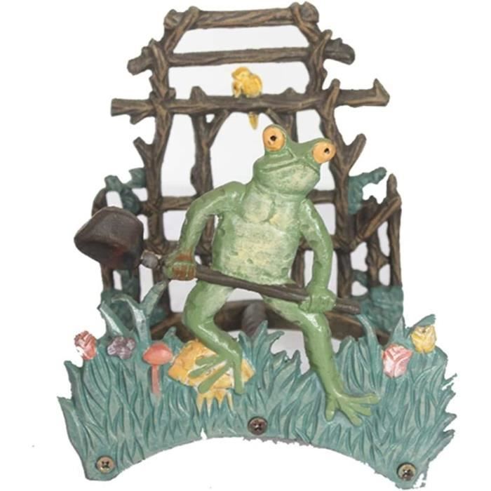 Porte-tuyau De Jardin Avec Robinet - Aluminium Noir Style Antique - 39cm - Neuf