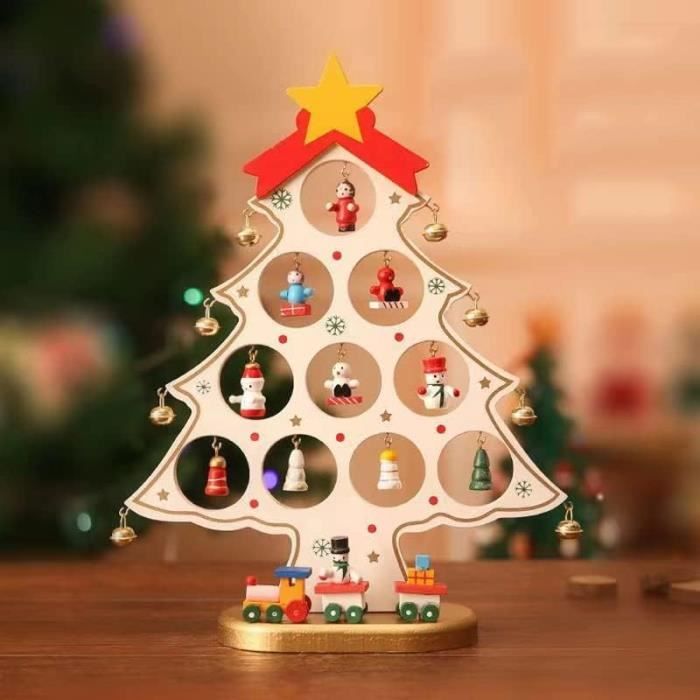Lot De 8 Sapins De Noël En Bois à Peindre - 6cm, Activités Manuelles Enfants - 7