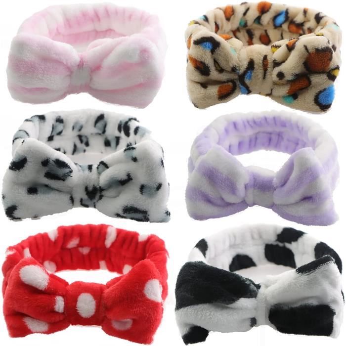 Lot De 3 Bandeaux De Spa Réglables Pour Lavage Du Visage, Maquillage, Beauté, Boucle Pour Le