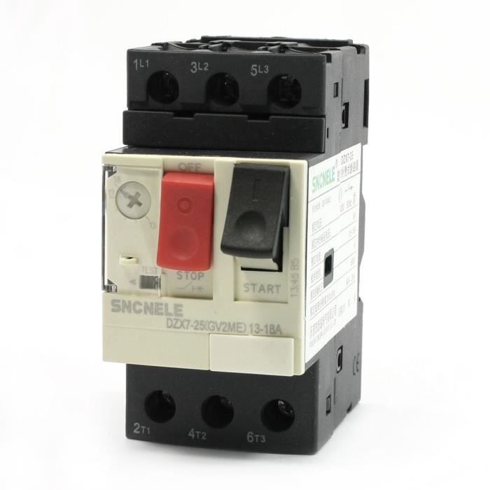 Bouton MarcheArrêt Triphasé Démarrage Noir Disjoncteur Moteur No+Nc 13 — free download