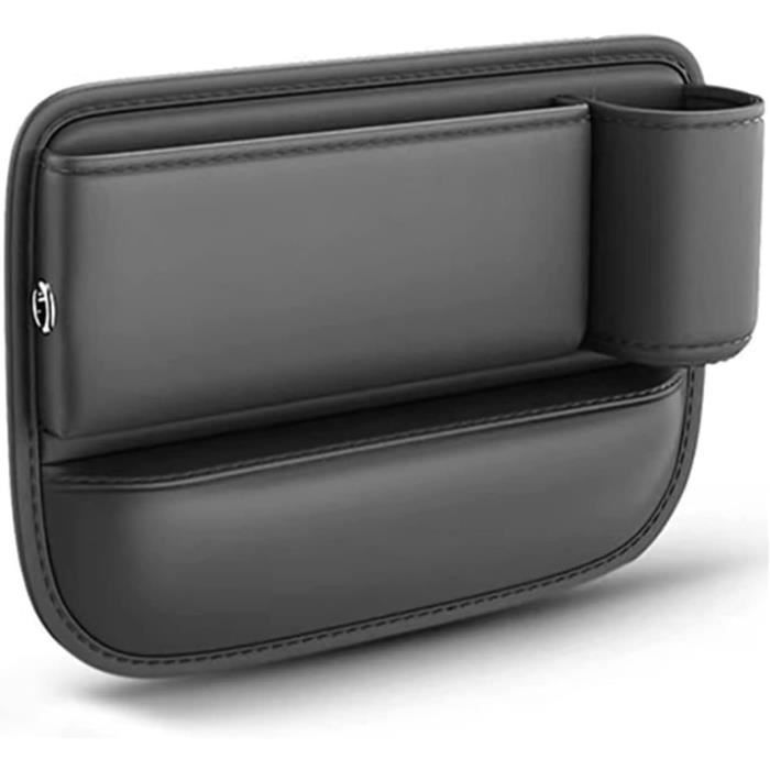 Organisateur Siège Voiture USB – 4 Ports Charge, Porte-Gobelet, Rangement Téléphone/Cartes/Clés, Remplisseur D’Espace Universel