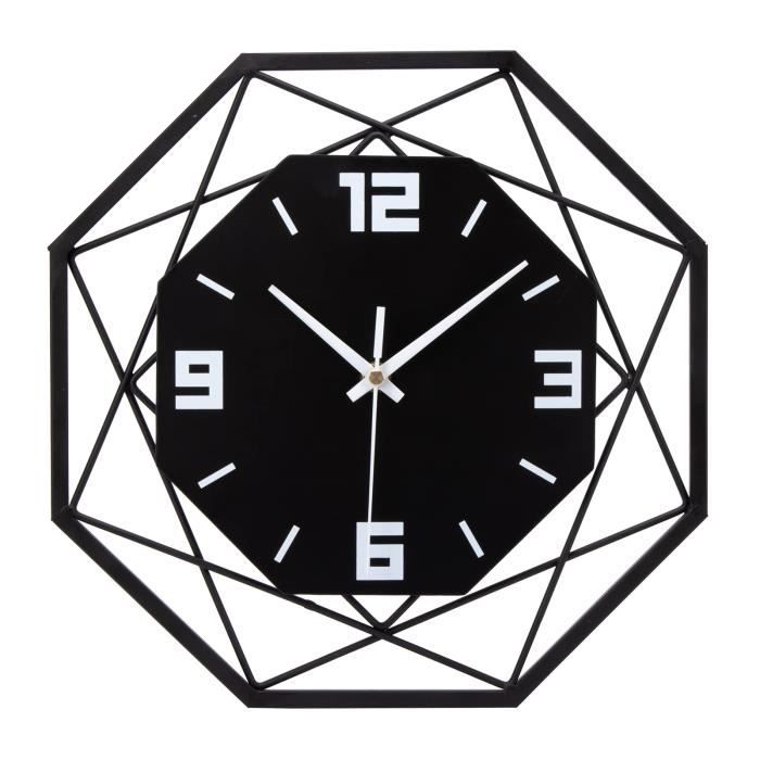 Horloge murale rose Lumuasky Moderne fonctionnel sur Guadeloupe