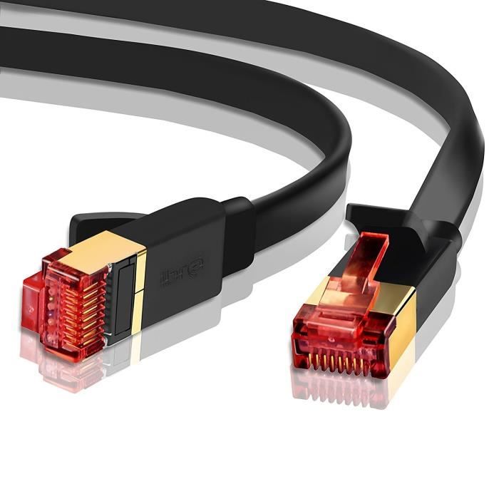 IBRA® 30M CAT.7 Câble Réseau Câble LAN RJ45 Haute