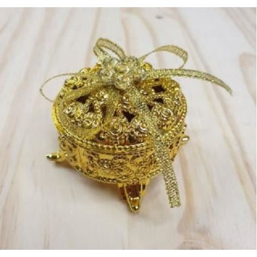 1Pièce Boîte à Dragées Carrosse de Romantique en Forme de Coeur Boîte à