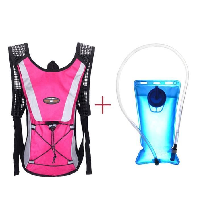 Sac à dos de sac de vessie de l'eau + packs d'hydratation randonnée Camping 2L RD