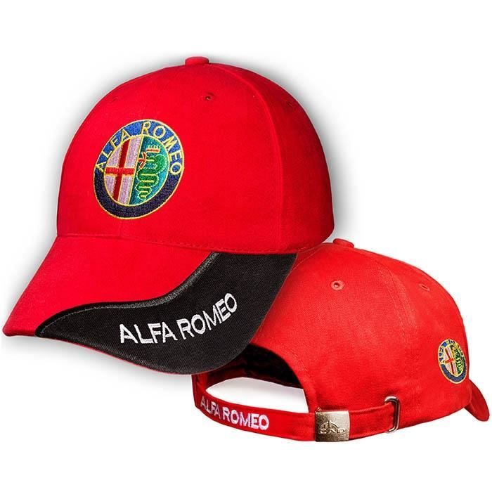 k 1 143 Alfa Romeo Brodée Logo Casquette de Baseball VIP Noir