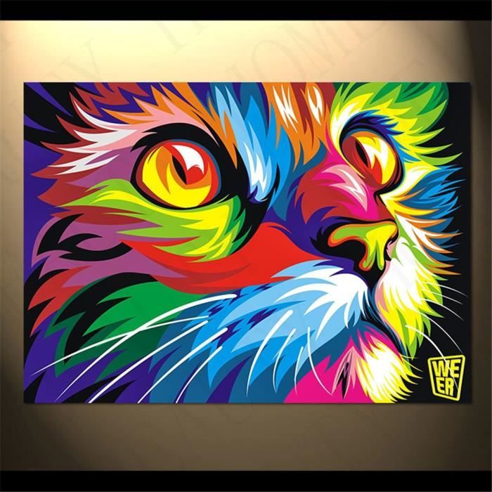 Date Colore Peinture Chat Tete Graphique Photos Art Imprimer Sur Le Mur De Toile Home Decor Wall Pas Etire Pas Encadre Cdiscount Maison Date Colore Peinture Chat Tete Graphique Photos Art Imprimer Sur Le Mur De Toile Home Decor Wall Pas Etire Pas Encadre Cdiscount Maison