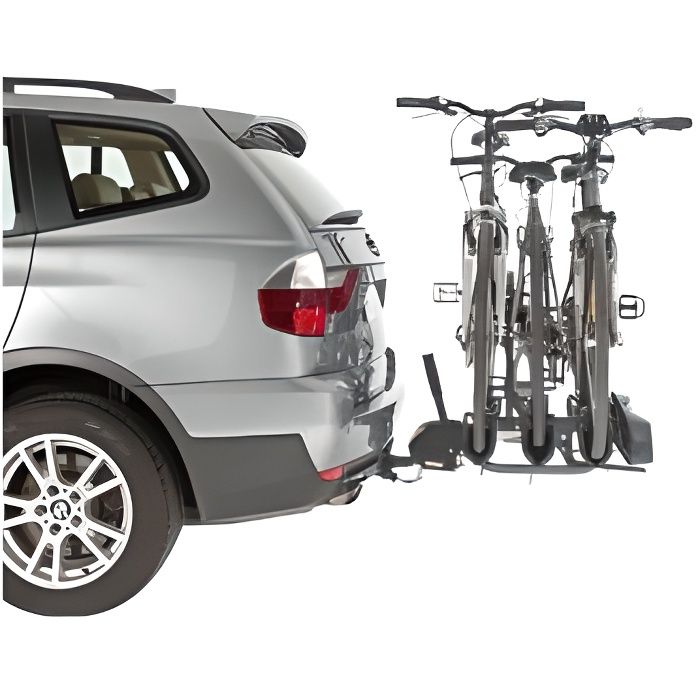 MOTTEZ Plateforme pliable et rabattable Platinium pour 3 vélos