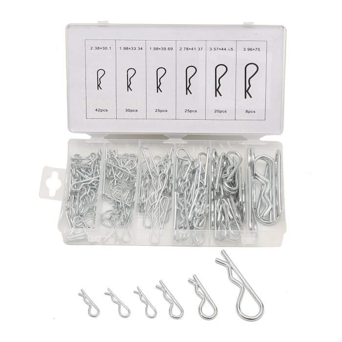 Kit De 24 Ressorts De Retenue Pour Phares Voiture | Acier Inoxydable | Compatible H1, H3, H4, H7