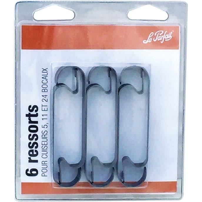 Lot 6 ressorts pour cuiseur 5, 11, 24 bocaux Le Parfait