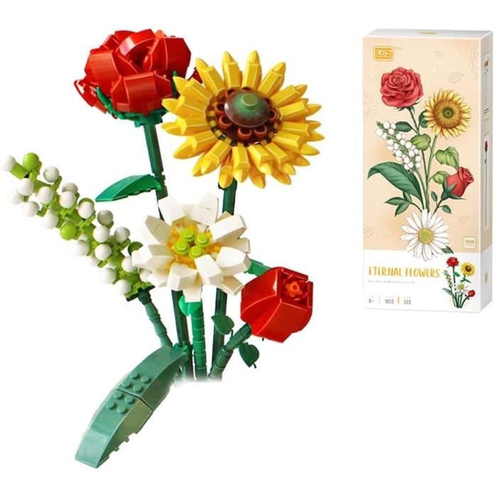 Calendrier De L’Avent 2025 - 24 Fleurs Artificielles à Assembler - Construction Créative Pour Enfants
