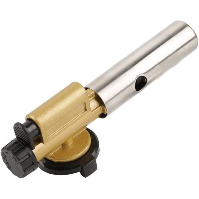 Brûleur à Gaz Bec Bunsen Chalumeau Brûleur Soudage Briquet + 8 Gaz