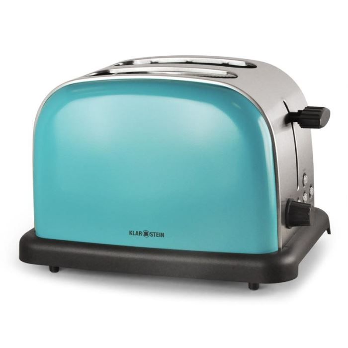 Klarstein Toaster rétro Grille pain multifonction puissant et