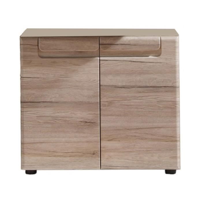 Meuble Sous Vasque 65 Cm A 2 Portes Coloris Chene De San Remo