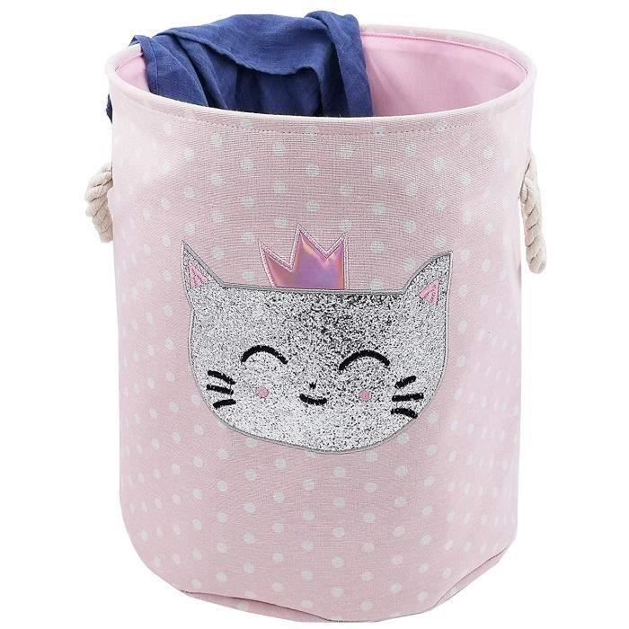 chambre denfant panier à linge Grand panier de rangement pliable en tissu pour jouets de bébé 