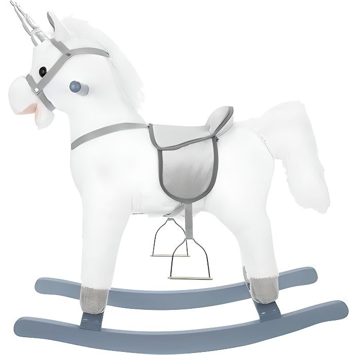 cheval licorne a bascule