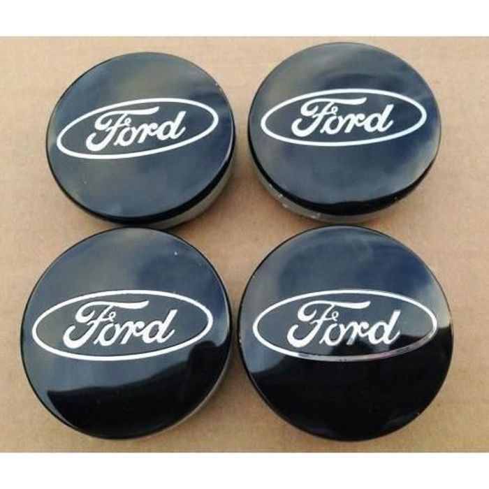 4 Pièces Cache Moyeux 60mm Auto Pour Ford ST Logo Fiesta Ecosport 2009-2022 Focus - Enjoliveurs Roues