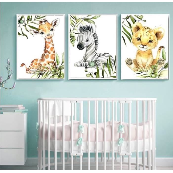 3 Poster Per Cameretta Bambina Boho - Stile Con Nome Personalizzato E Animali - Foto 2