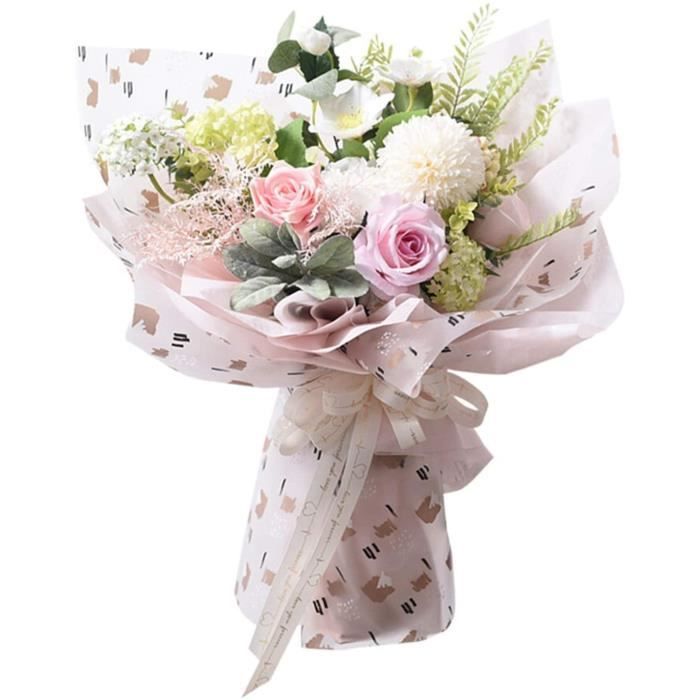 NOUVEAU 20Pcs Fleur Cadeau Papier Cadeau Fleuriste Art Mariage Bouquet Décoration Fournitures