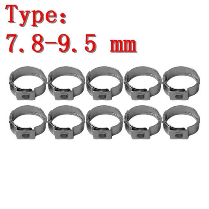 Réparation Pot échappement AUPROTEC 2x Collier D'échappement M10 Lot De Colliers De Serrage 115 Mm Reparation Pot Echappement
