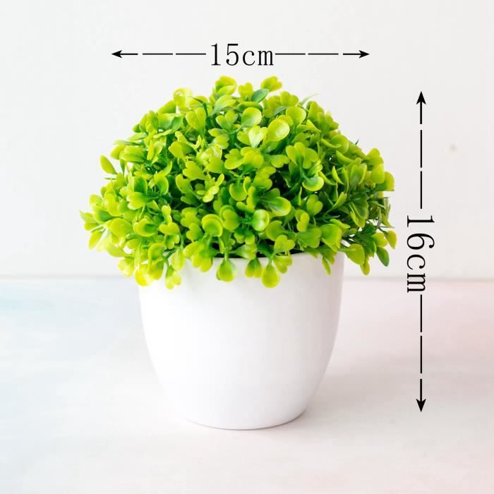 Mini Plante Artificielle En Pot – Bonsaï 1:12 Pour Maison De Poupée