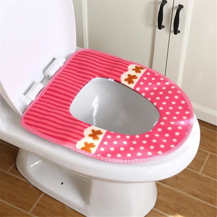 1 paire de coussin de siège de toilette, housse de coussin pour