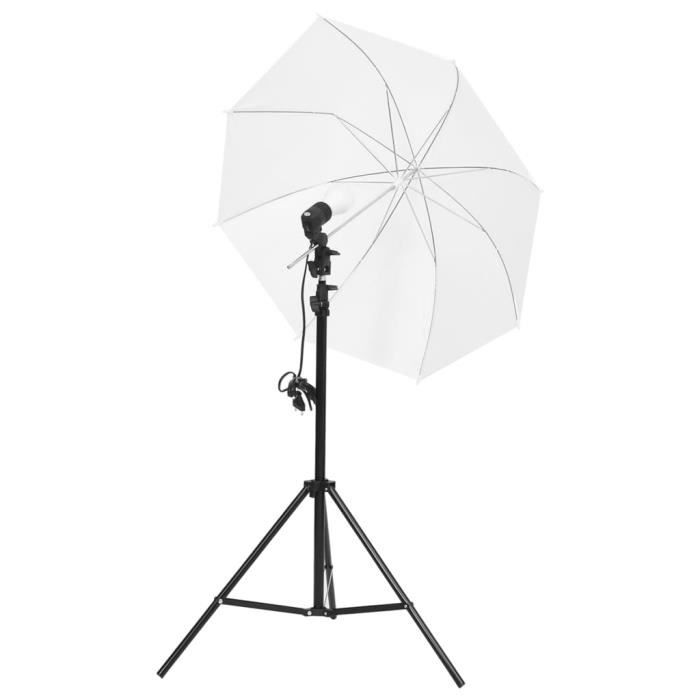 Kit éclairage LED Studio BRESSER BR-170C - 2 Softbox 40x40cm + Trépieds - 5500K CRI90 Pour Photo Vidéo Streaming