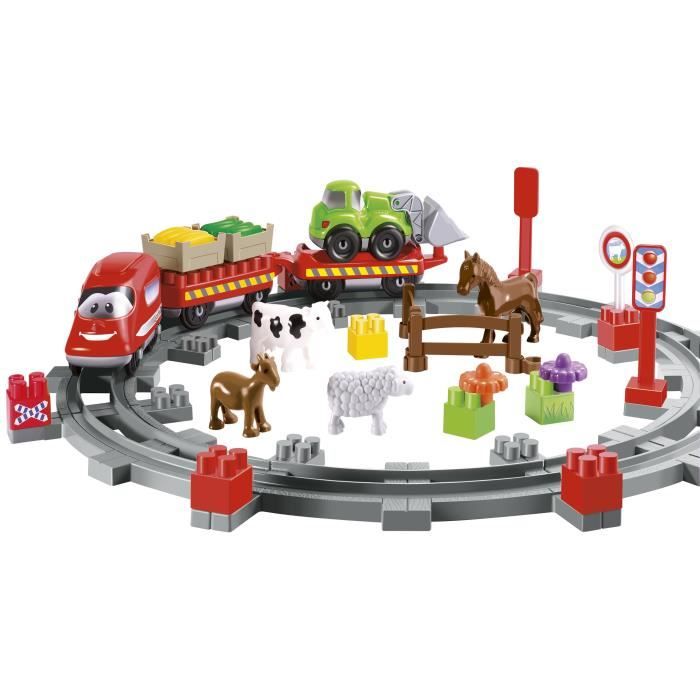 Circuit de train Abrick ECOIFFIER Train de Campagne 18 mois